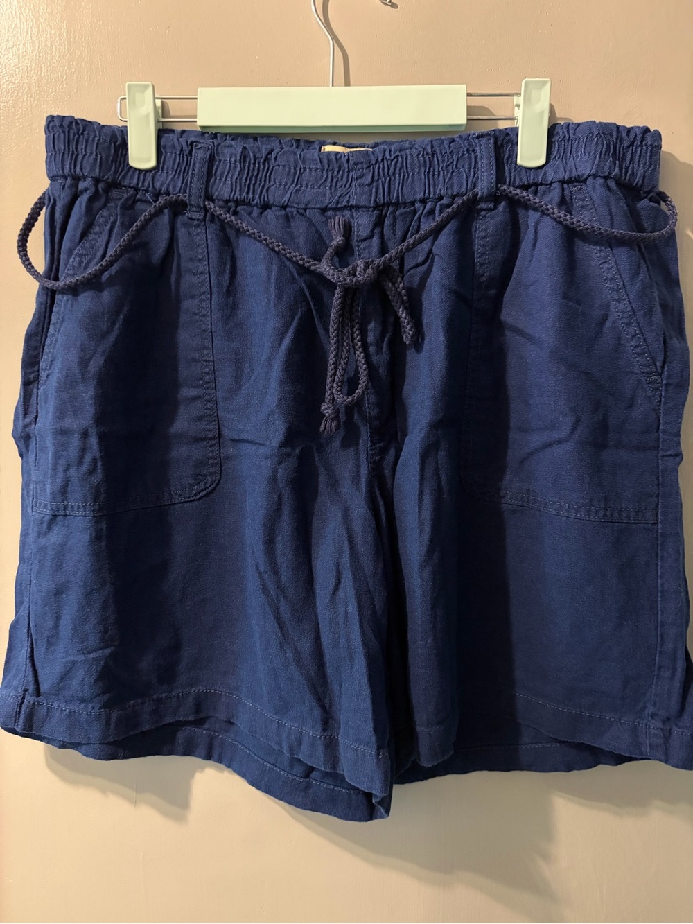 St. John's Bay Navy Drawstring Utility Shorts